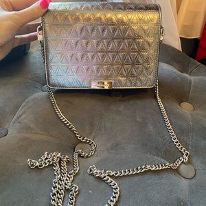 Michael Kors Metallic chained crossbody